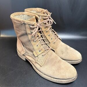 CAT Caterpillar P717322 Mens Lace Up Ankle Boots Size 11 Brown‎ Suede Leather